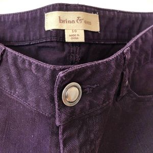 Women’s purple Brina & Em Jeans